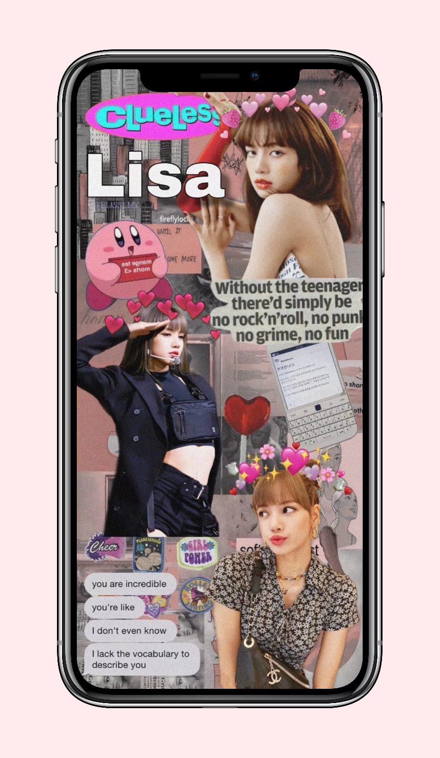 ▪lisa壁纸
▪你要开心 我才能快乐追星✨