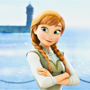 《frozen》anna 头像 转自冰雪大冒险吧 htt