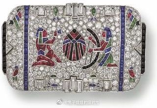 art deco 时代 古埃及风 古董珠宝