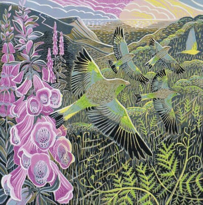 面料拼贴画来自Annie Soudain