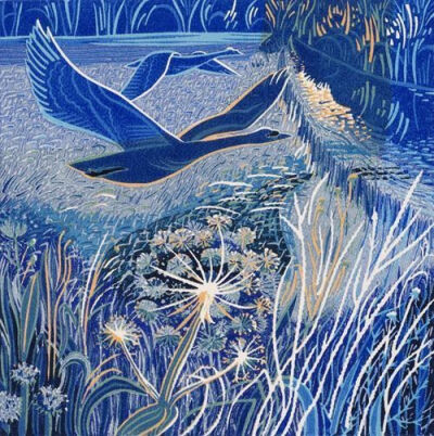面料拼贴画来自Annie Soudain