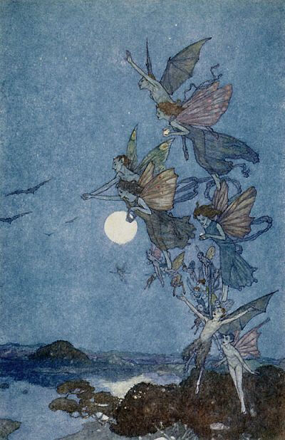 “凡是过往，皆为序章。” ——《暴风雨》莎士比亚埃德蒙·杜拉克（Edmund Dulac）为莎士比亚作品绘制的插画。