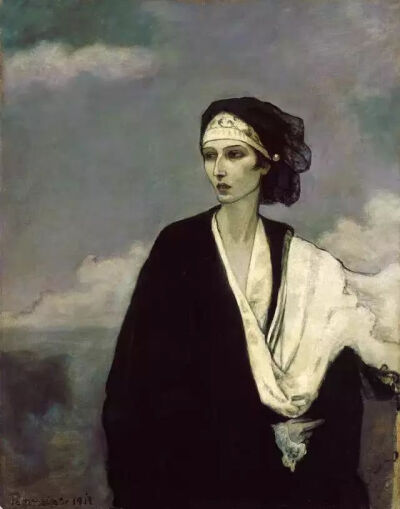 Romaine Brooks,Ida Rubinstein, 1917