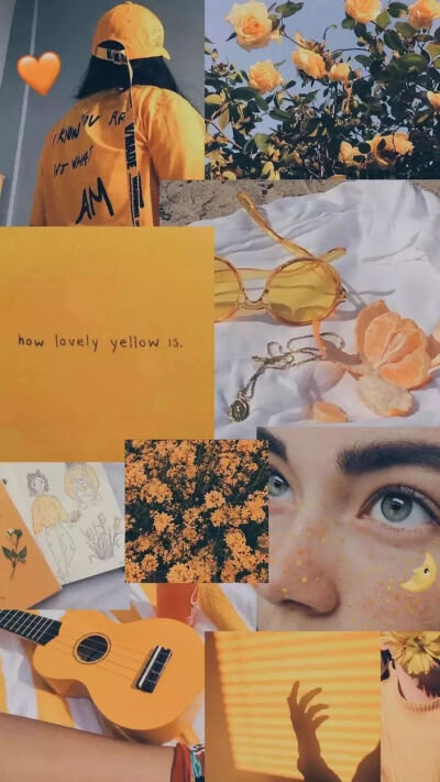 黄色 背景 壁纸