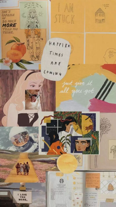 黄色 背景 壁纸