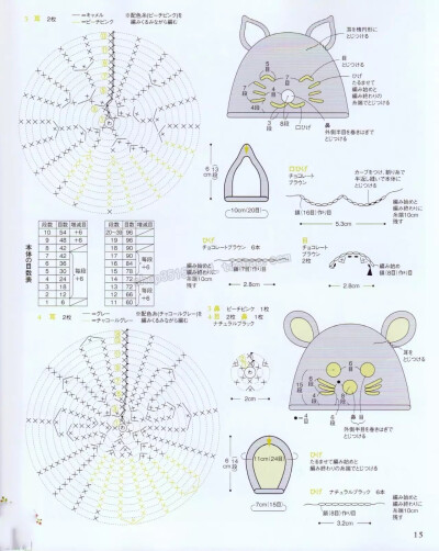 钩针帽子