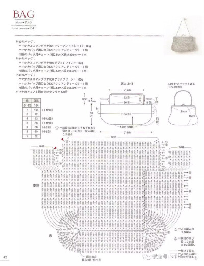 钩针包