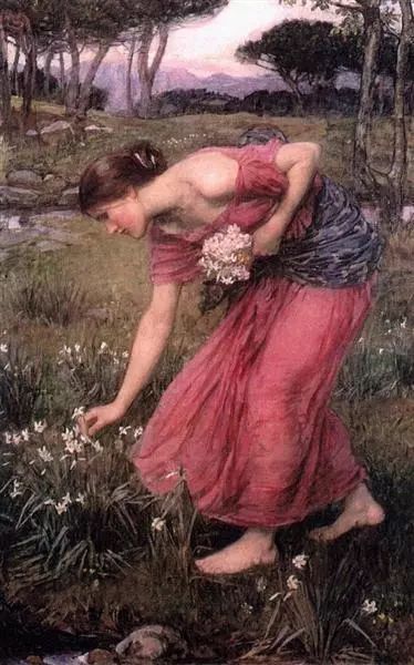 Narcissus, John William Waterhouse, 1912