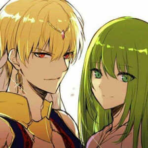 嘿嘿,《fate》金闪闪和恩奇都