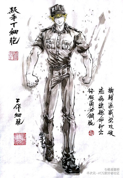 工作细胞 极道画师 