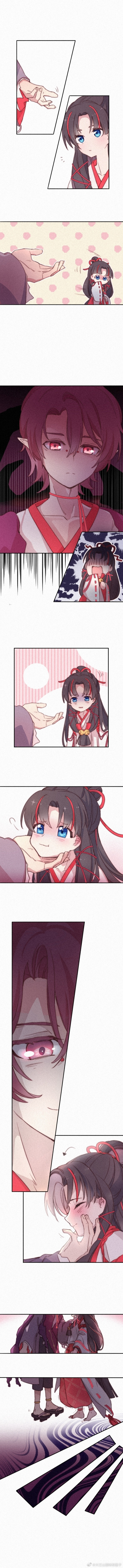 阴阳师
鬼童丸&缘结神，
鬼神cp，童缘
画师微博:大江山酒味和菓子
