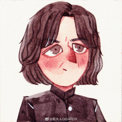 哈利波特头像 手绘森系风格 情侣头像
来源WB：@奇大人QIDAREN