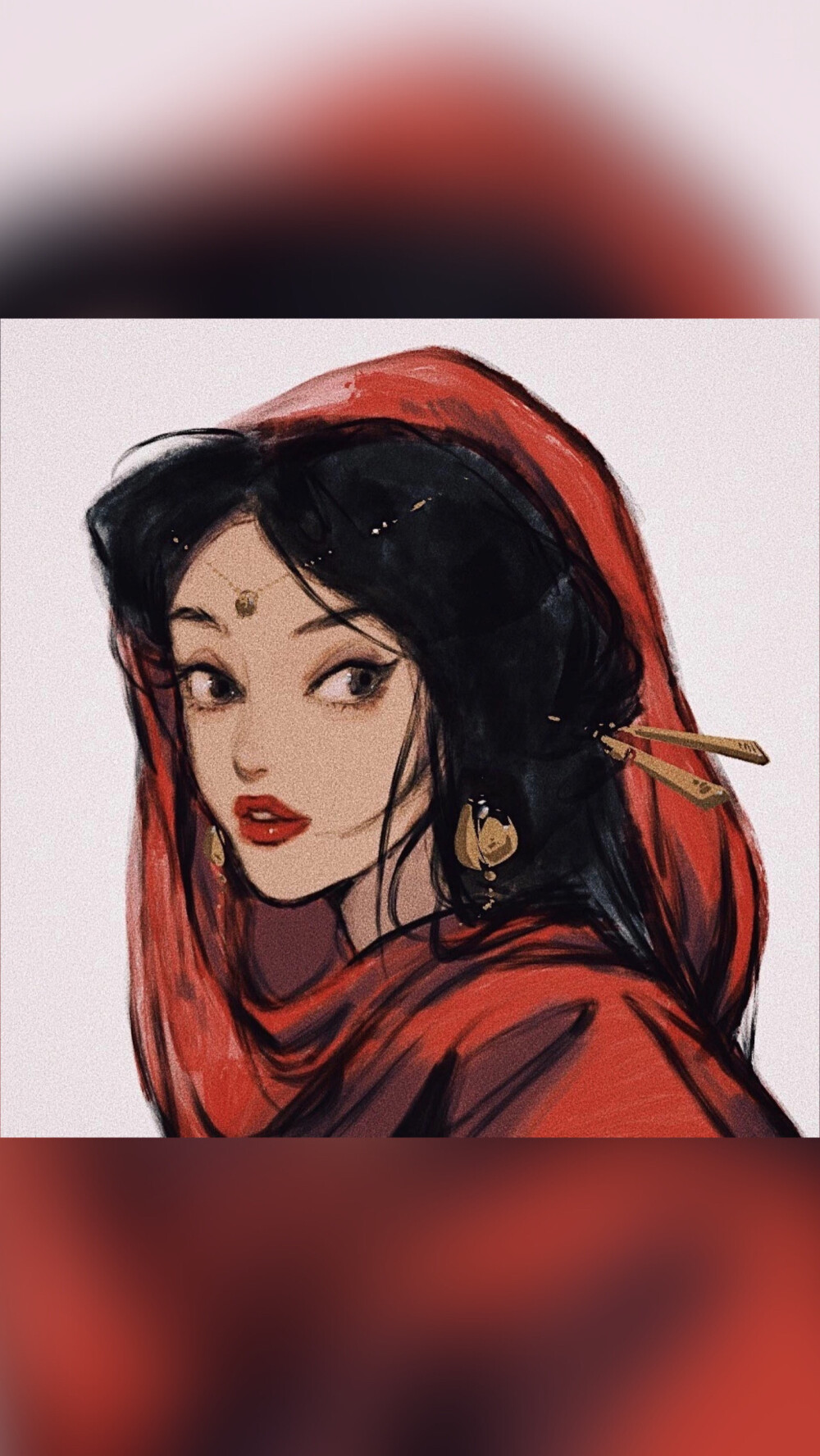 迪士尼公主壁纸原作者阿莘