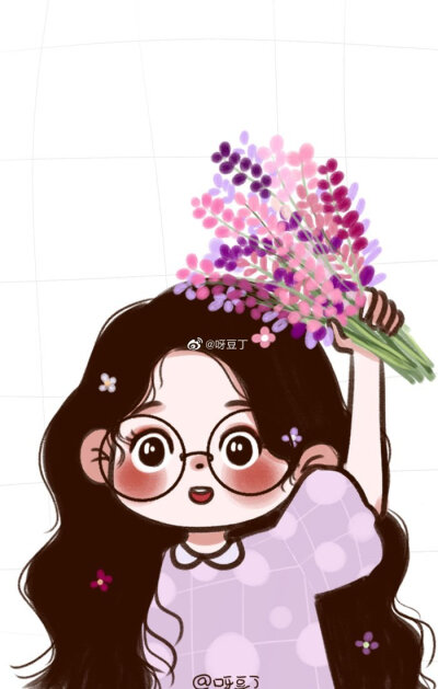 #头像##壁纸#
作者：@呀豆丁
可爱头像！
