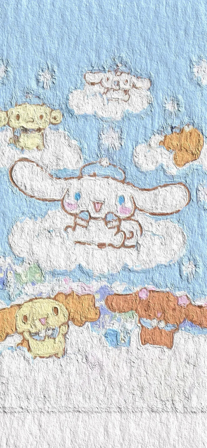 玉桂狗油画壁纸