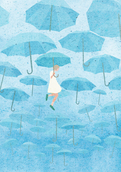 ｜雨天｜
越南插画师_Xuan Loc Xuan