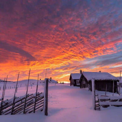 冬日挪威