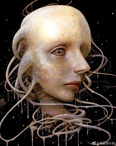 日本艺术家 Naoto Hattori（服部直人）超现实主题的作品欣赏。#求是爱设计#