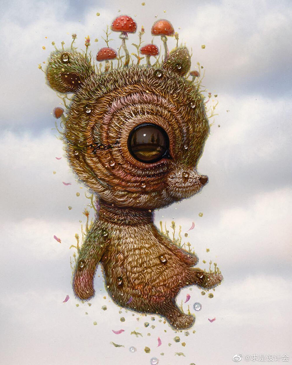 日本艺术家 Naoto Hattori（服部直人）超现实主题的作品欣赏。#求是爱设计#