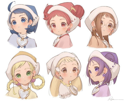 超Q的动漫卡通人物插画ins：ry_o_ta