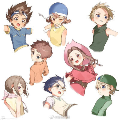超Q的动漫卡通人物插画ins：ry_o_ta