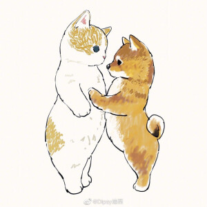 日本猫奴插画师Mofu_Sand的日常吸喵作品