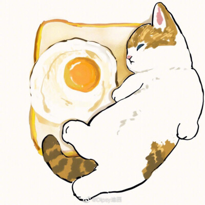 日本猫奴插画师Mofu_Sand的日常吸喵作品