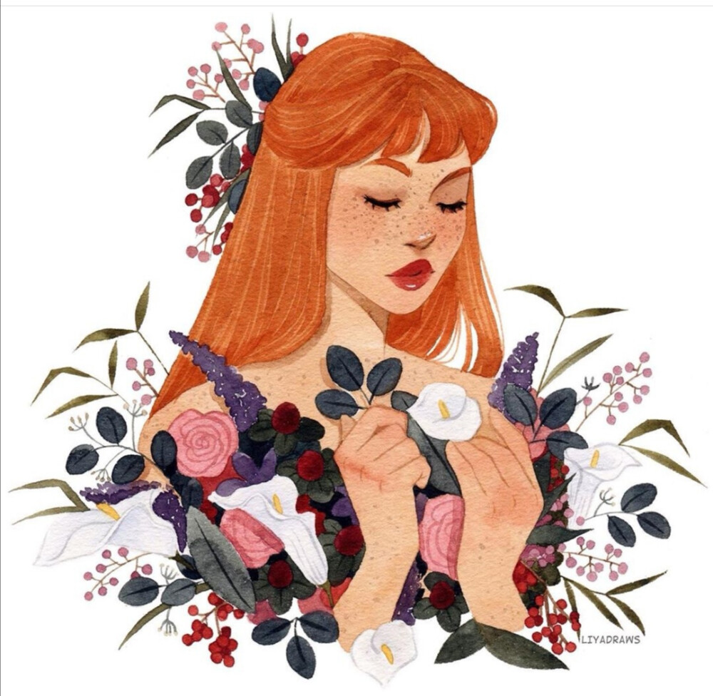 ins插画师背景图欧美抽象酷自截头像