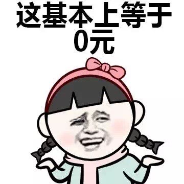 这基本上等于0元