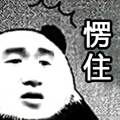 愣住（张学友熊猫头）