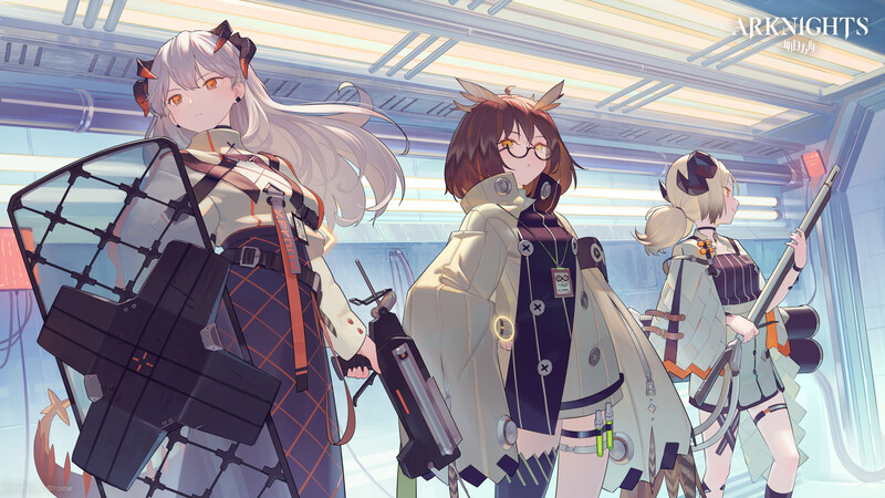 来自微博 画师见水印 侵删
#明日方舟 莱茵生命 伊芙利特 赫默 赛雷娅