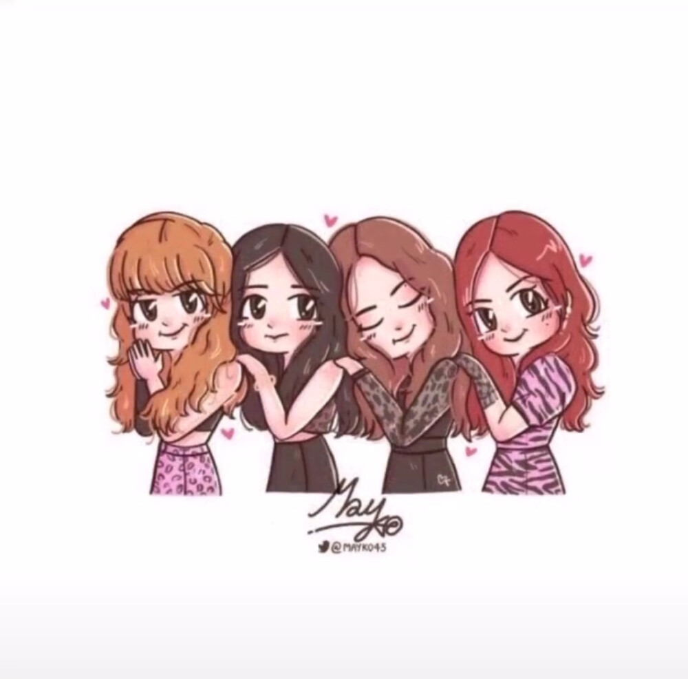 blackpink闺蜜头像4人图片