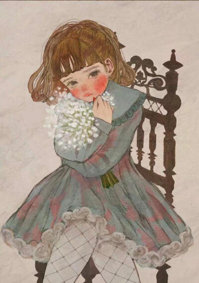 少女系列插画 日本插画师 楠 サトミ