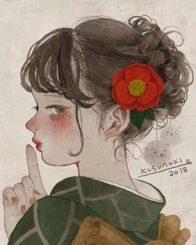 少女系列插画 日本插画师 楠 サトミ