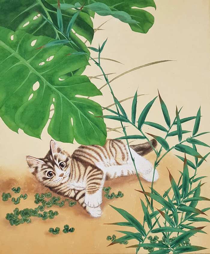 猫咪 插画 韩国画师Soyeon Atelier作品