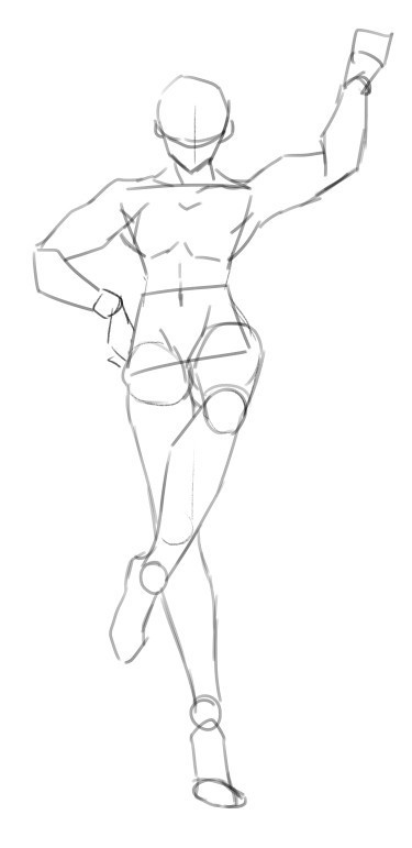 关于人体动态的素材分享！喜欢可以参考