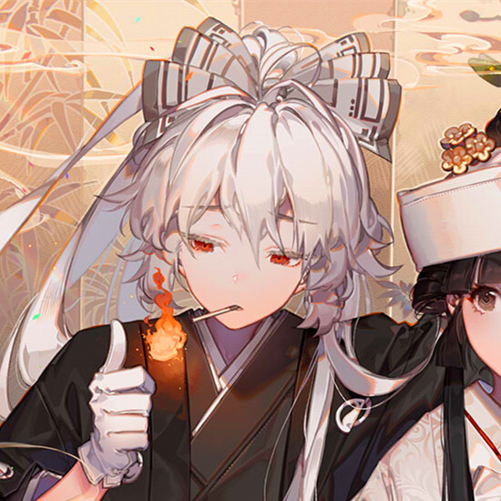 东方Project 蓬莱山辉夜 藤原妹红 动漫头像 闺蜜头像 百合头像