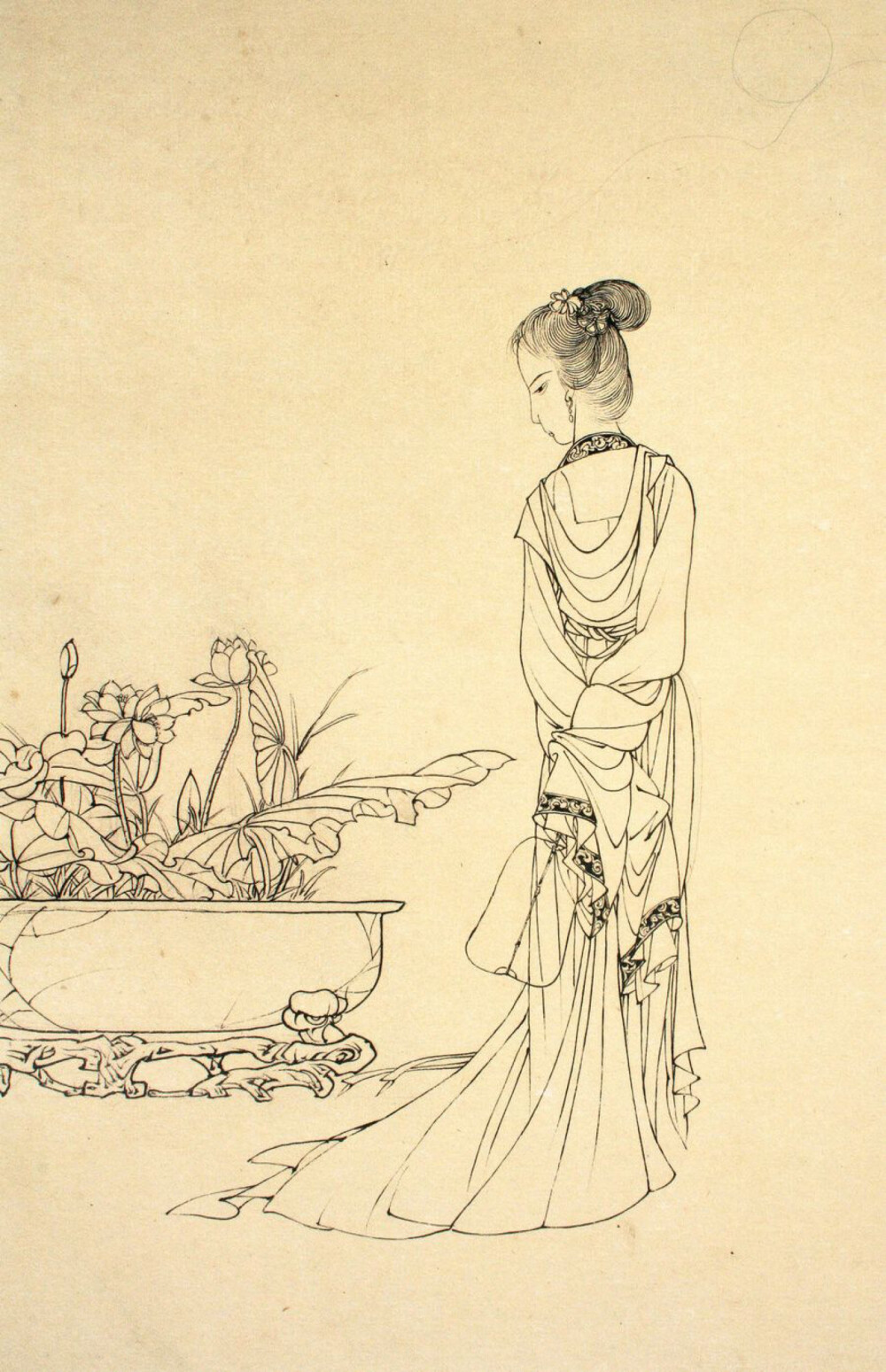古风线稿