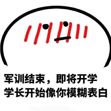 军训结束，即将开学。学长开始向你模糊表白