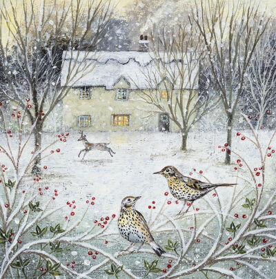 【绘画作品】画家 Lucy Grossmith 画笔下的田园四季 | www.heart-to-art.com