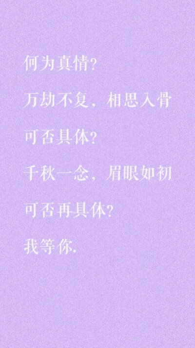 自制
紫色文字壁纸
