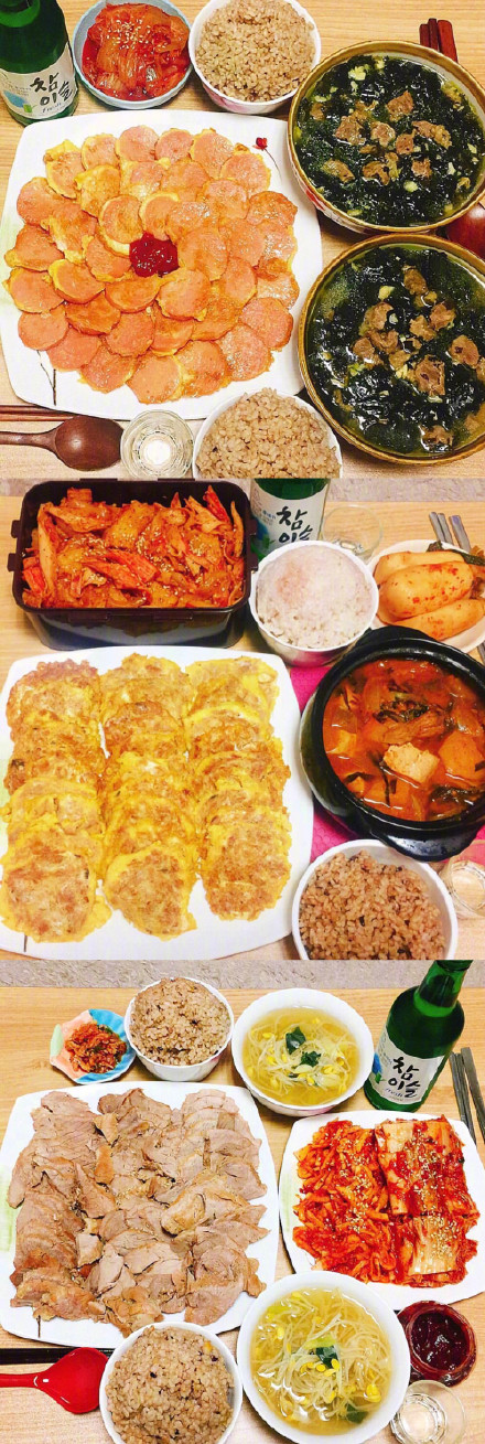 韩国料理 美式壁纸 不怕你聊天饿了