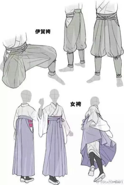 漫画 动漫服饰参考 衣服折皱 线条 画法 技巧
不穿的美美哒怎么行吼吼