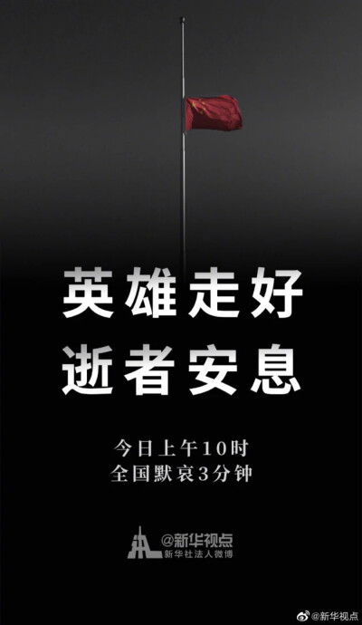 「自認花開避花落，卻聞飛鳥雀驚絕。」
“有的人永远留在这个冬天，是为了让更多的人迎来春天。”
燃灯续明，放诸生命。你们的牺牲换回百姓的平安，向你们致敬，愿天堂再无病痛，望所有离世英雄得以安息。
愿逝者安…