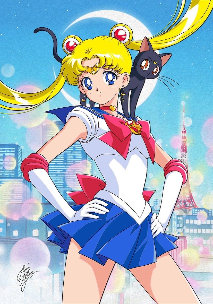 ❤美少女戦士 セーラームーン❤
[月野兔/露娜] 水兵月 Sailor Moon