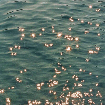 背景图/海水/绿色/唯美/治愈/闪光