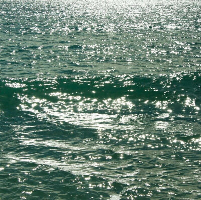 背景图/海水/绿色/唯美/治愈/闪光