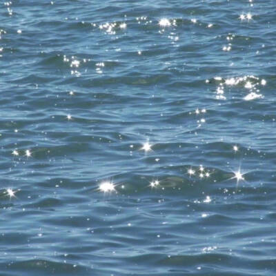 背景图/海水/绿色/唯美/治愈/闪光