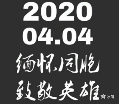 今天是全国哀悼日。
致敬我们伟大的逆行者：
向最美逆行者致敬
向英雄致敬，一路走好。逝者安息。精神长存。
