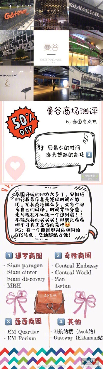 泰国曼谷商场全攻略~这是一条跑断腿的实用测评去曼谷自由行的朋友可以提前收好了~ by:泰国有点热